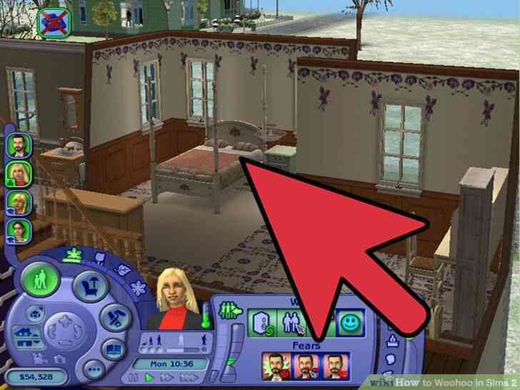 Image intitulée faire crac-crac dans les Sims 2 de l